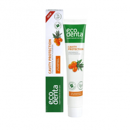Pasta do Zębów z Olejem z Rokitnika Przeciwko Ubytkom 75 ml ECODENTA