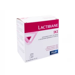 Lactibiane IKI Probiotyk na Bazie 3 Szczepów Bakterii Mikrobiotycznych Wsparcie Układu Pokarmowego (30 saszetek) Pileje