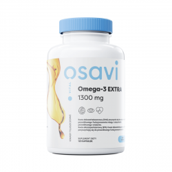 Omega-3 EXTRA 1300 mg o Smaku Cytrynowym (120 kaps) Osavi