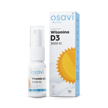 Witamina D3 3000 IU Spray Doustny 12,5 ml Osavi