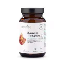 Żurawina + Witamina C (60 kaps) VEGE Aura Herbals