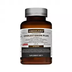 Cholesteron Plus Monakolina K 2,96 mg Wsparcie Prawidłowego Poziomu Cholesterolu (60 kaps) Singularis