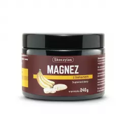 Magnez z bananem Cytrynian magnezu (240 g) Skoczylas