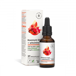 Koenzym Q10 + Witamina E Krople Clean Label 30 ml w Płynie Aura Herbals