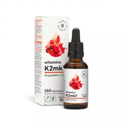 Witamina K2 MK-7 w Płynie 30 ml Krople Aura Herbals