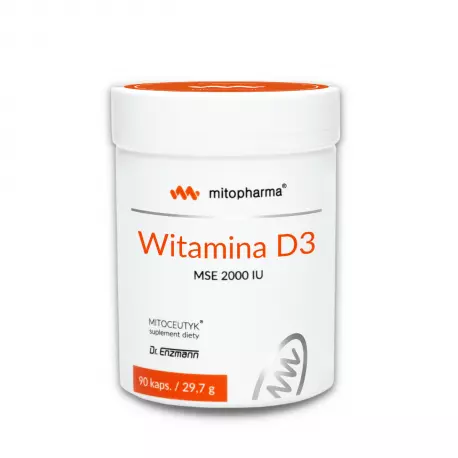 Witamina D3 MSE 2000 IU Cholekalcyferol Dr Enzmann (90 kaps) Mito-Pharma