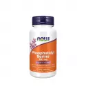 Phosphatidyl Serine 100 mg Fosfatydyloseryna z Choliną i Inozytolem Wsparcie Pamięci i Mózgu  VEGE (60 kaps) Now Foods