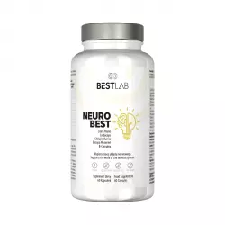 NeuroBest Wsparcie Układu Nerwowego Zestaw składników o działaniu Neuroprotekcyjnym (60 kaps) Best Lab