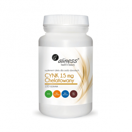 Cynk Chelatowany 15 mg (100tab) Aliness