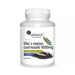 Olej z Czarnuszki 1000 mg (60 kaps) 2% Tymochinon Aliness