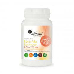 Kwas Alfa Liponowy R-ALA 200mg (60tab) ALINESS