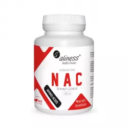 NAC N-acetyl-L-cysteina 490 mg (100 kaps) Aminokwasy Aliness