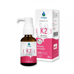 Witamina K2 (VitaMk7) 25 mcg w Kroplach 30 ml Avitale Aliness