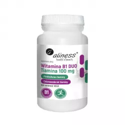 Witamina B1 DUO Tiamina 100 mg (100 tab) VEGE Aliness