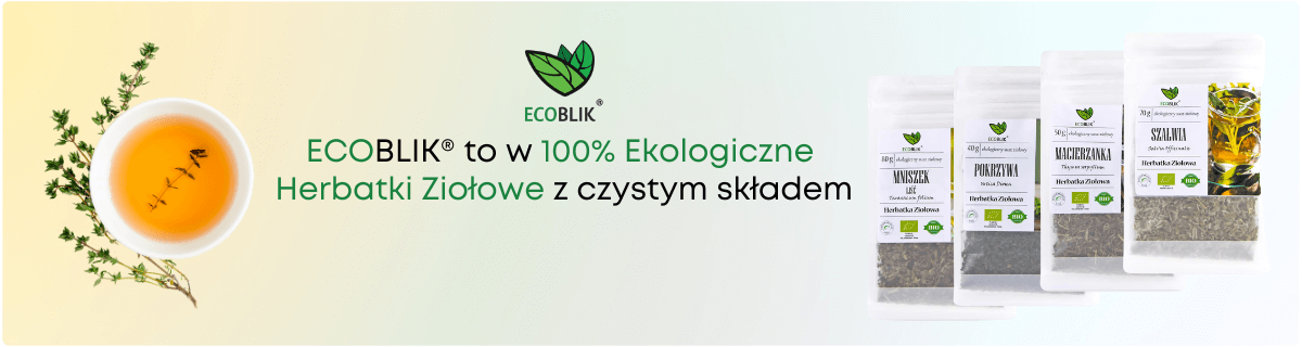 EcoBlik Herbatki Ziołowe od Medicaline | Enaturalnie.pl