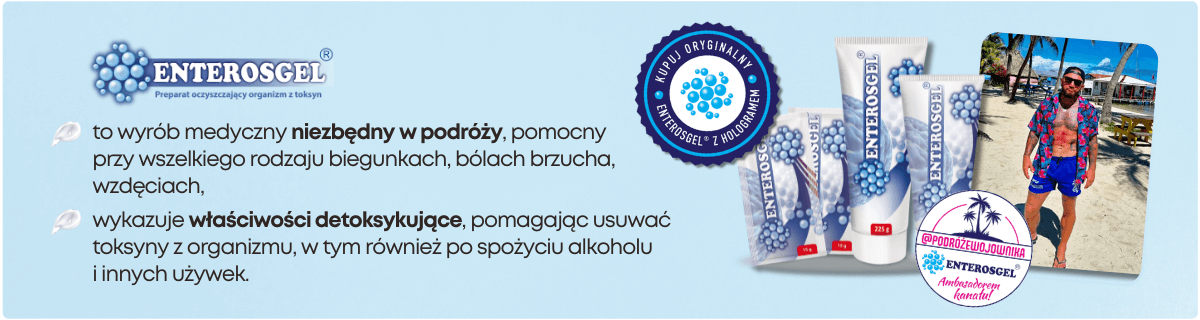  ENTEROSGEL® z kanałem @PodróżeWojownika! | Piotr Pająk - Podróże Wojownika | Enaturalnie.pl