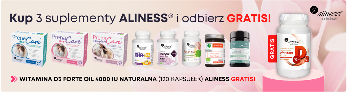 Promocja Aliness - Odbierz gratis witaminę D3 4000!