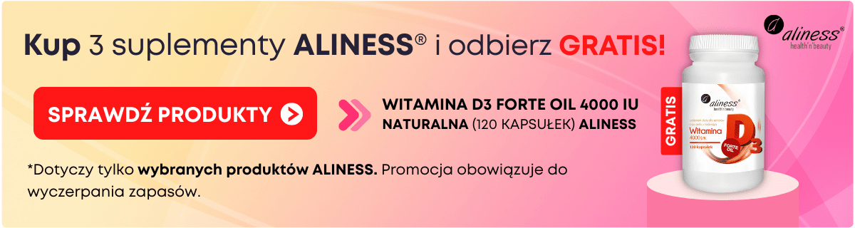 Odbierz GRATIS Witaminę D3 4000 Aliness