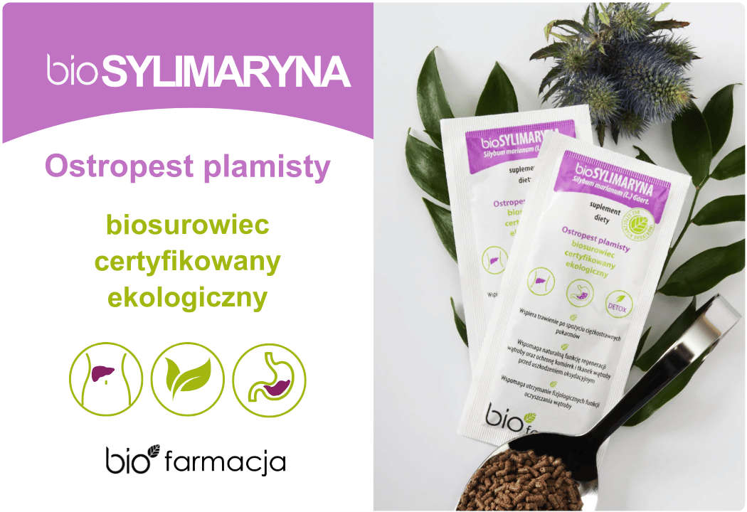 Organiczna Bio Sylimaryna Ostropest Plamisty