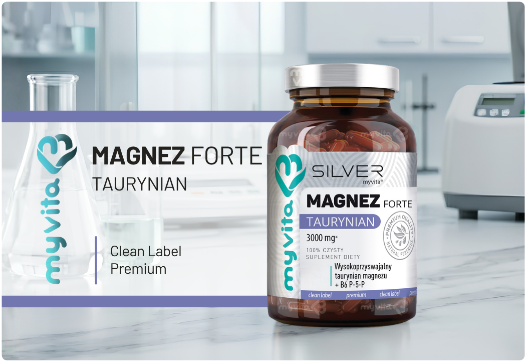 Magnez Taurynian Forte 3000 mg (100 kaps) MyVita