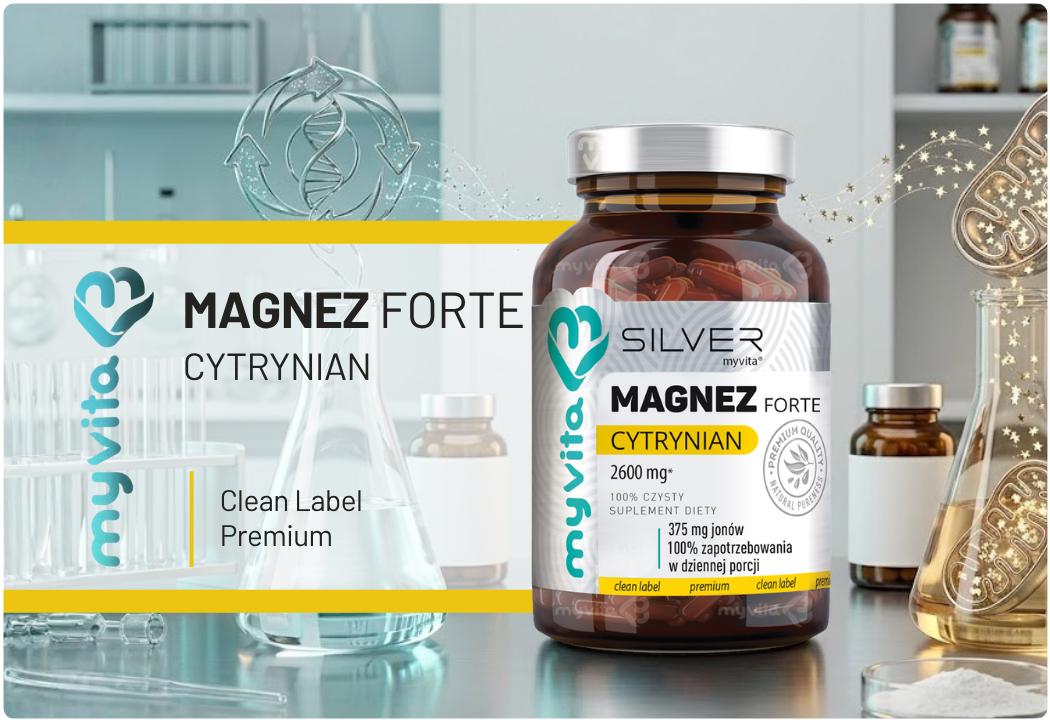 Magnez Cytrynian Forte 2600 mg (100 kaps) MyVita