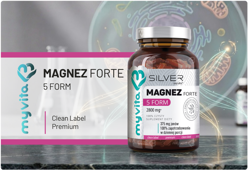 Magnez 5 Form Forte 2800 mg (100 kaps) MyVita
