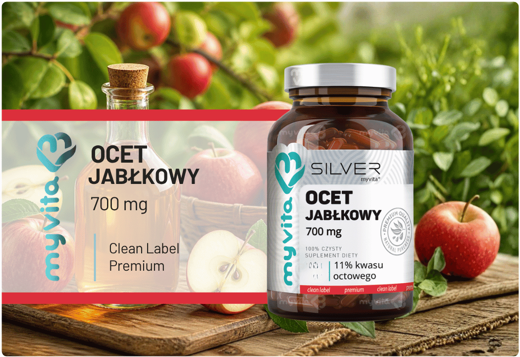 Ocet jabłkowy 700 mg MyVita