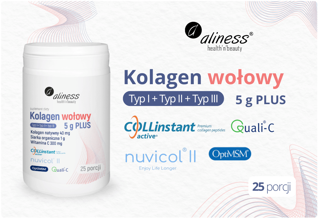 Kolagen Wołowy 5 g PLUS Aliness