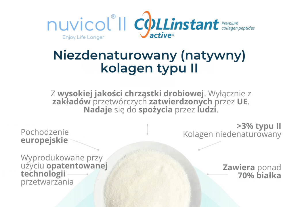 Niezdenaturowany (natywny) kolagen typu II