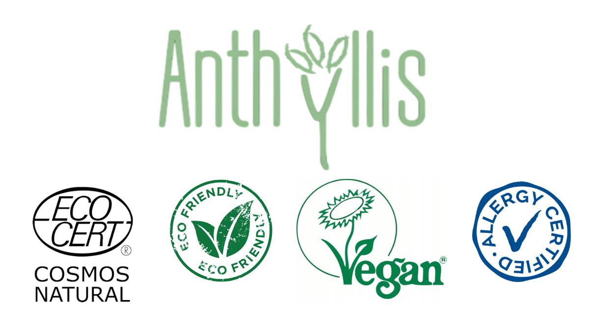 Certyfikaty Anthyllis COSMOS ORGANIC VEGAN