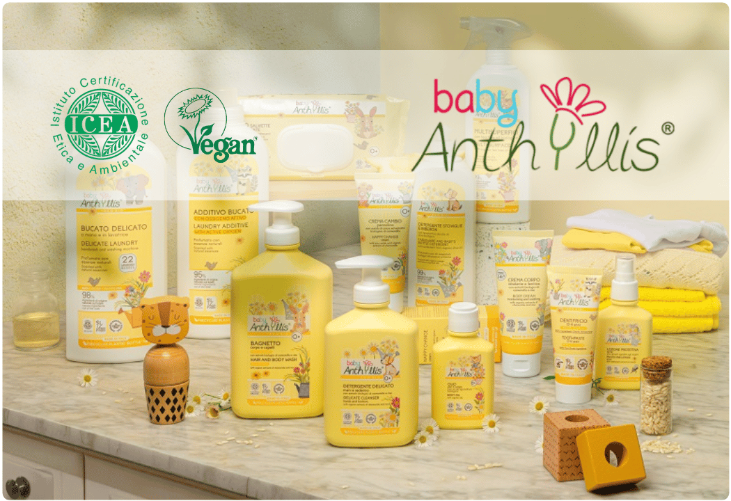 Delikatny Płyn do Prania Ubranek Dziecięcych 1000 ml Baby Anthyllis