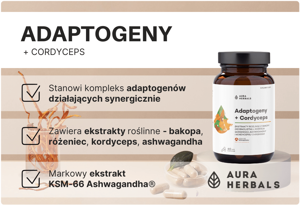 Adaptogeny+ Cordyceps Aura Herbals