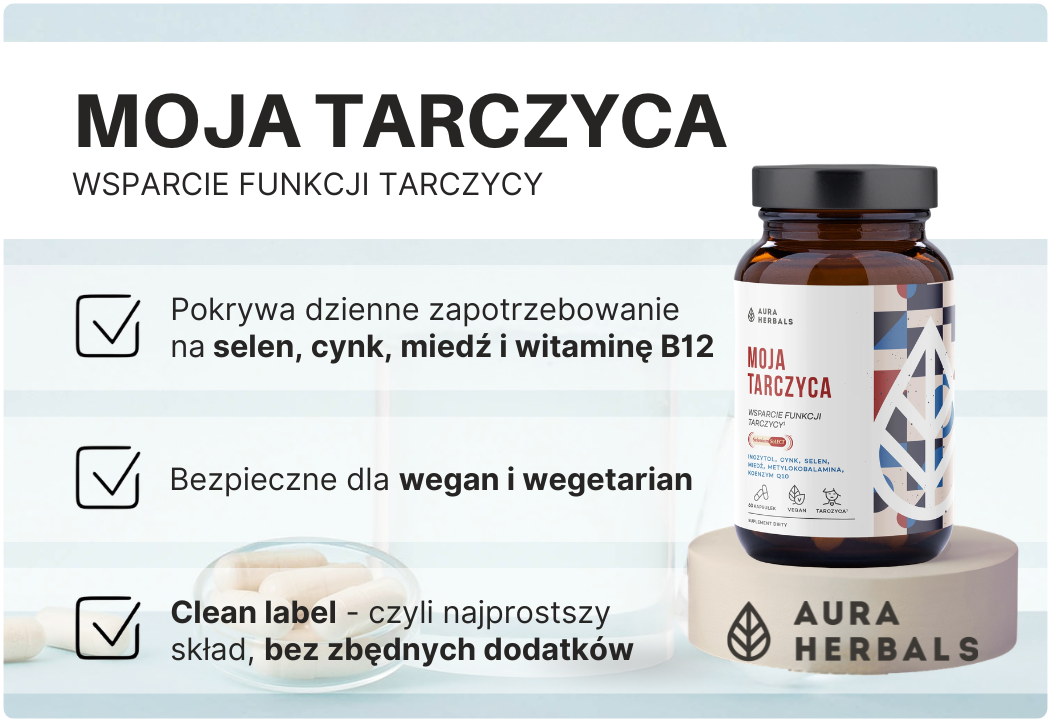 Moja Tarczyca - Wsparcie Funkcji Tarczycy (60 kaps) Aura Herbals