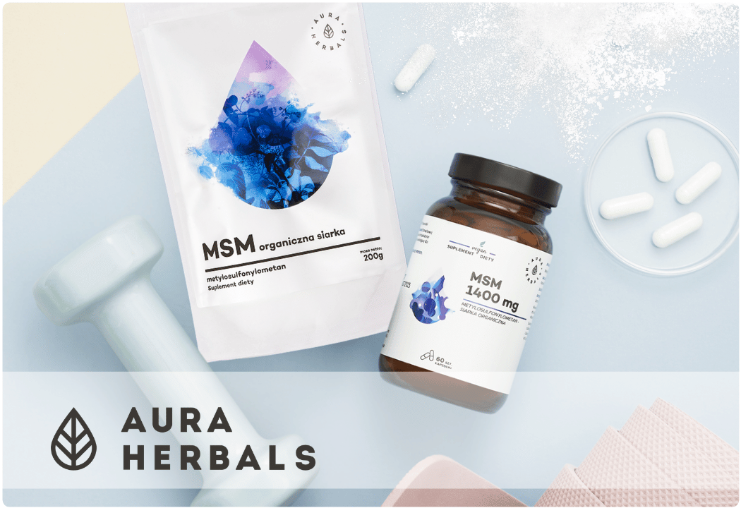 Siarka Organiczna MSM Aura Herbals