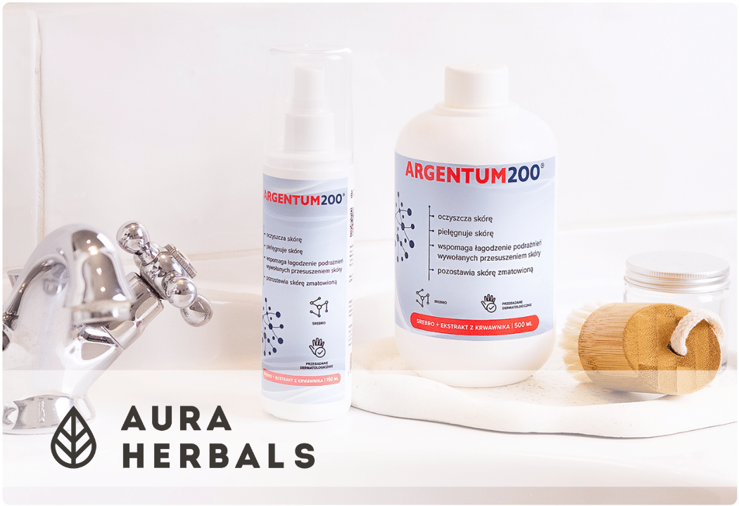 Srebro Argentum200 Spray 150 ml Aura Herbals