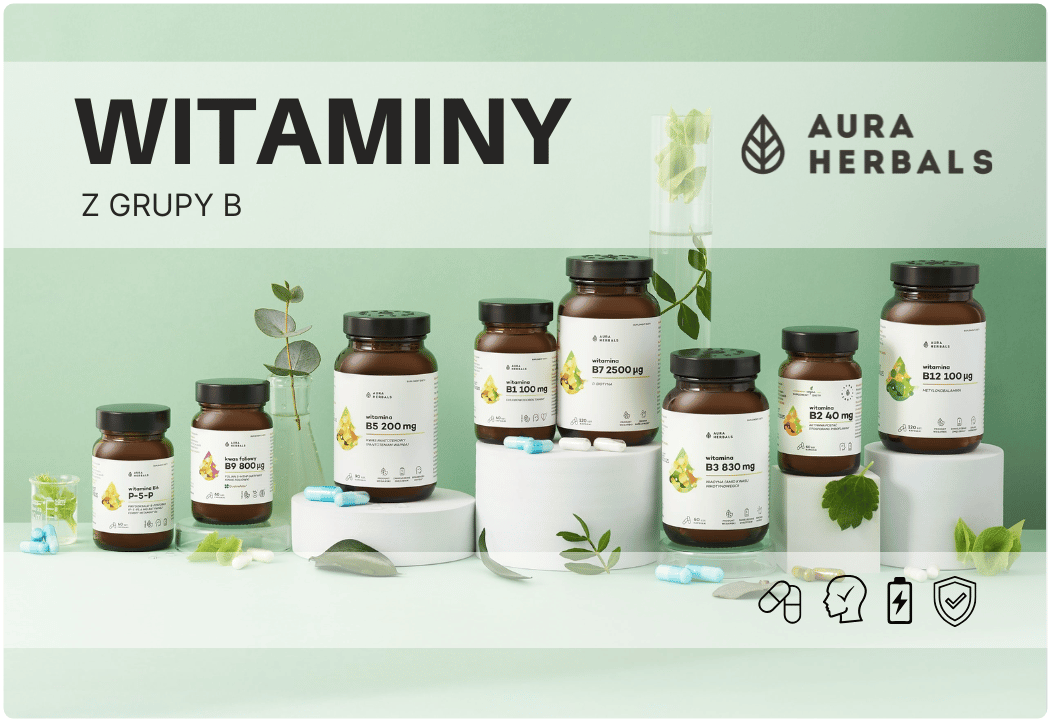 Witaminy z grupy B Aura Herbals