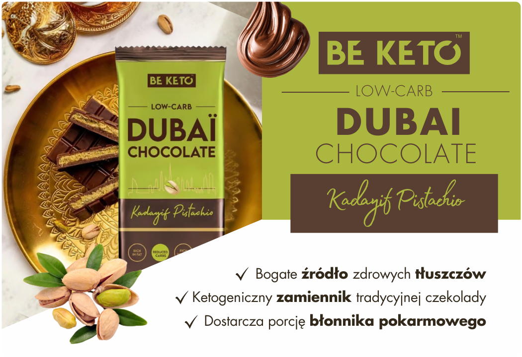 Keto Dubajska Czekolada BeKeto™