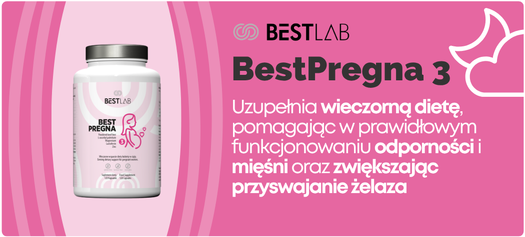 BestPregna 3: Wieczorne wsparcie diety kobiety w ciąży