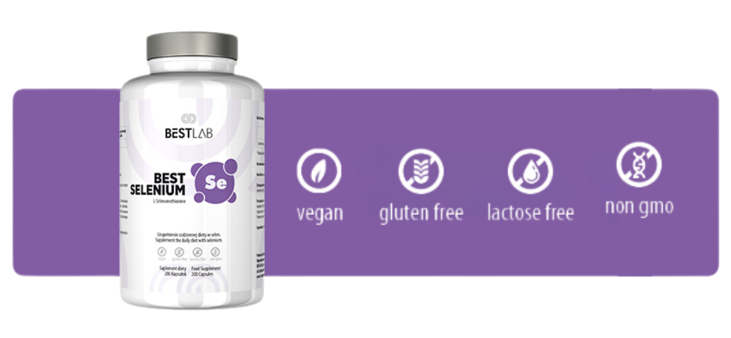 BestSelenium Selen 100 μg (200 kaps) Best Lab
