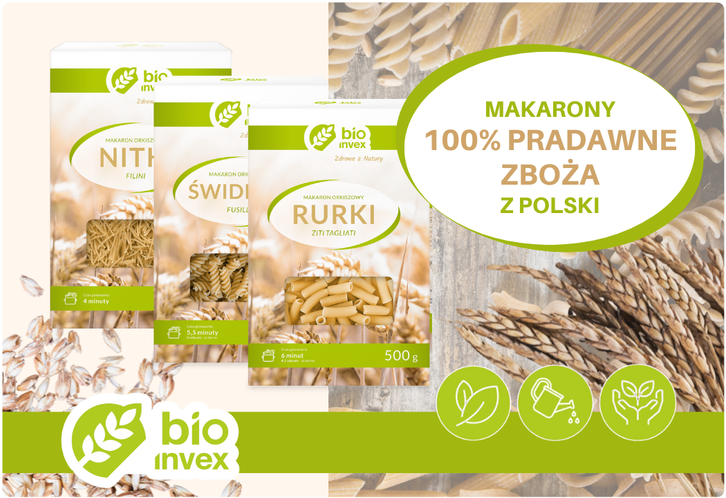 Makarony Bio Invex