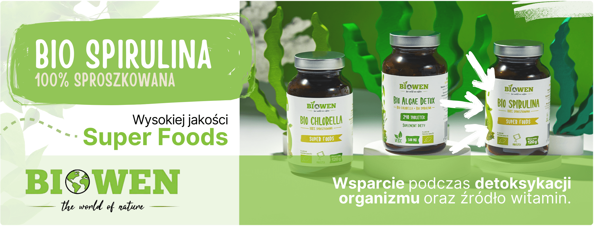 BIO Spirulina 120 g Biowen