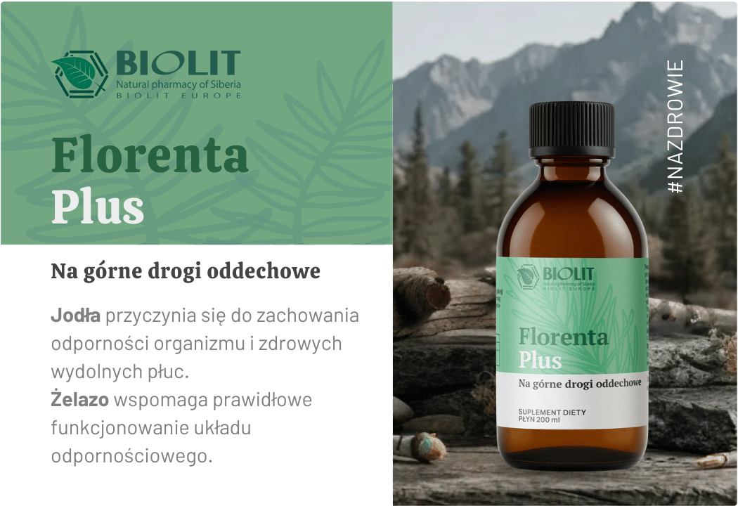 Florenta Plus na Górne Drogi Oddechowe 200 ml Biolit