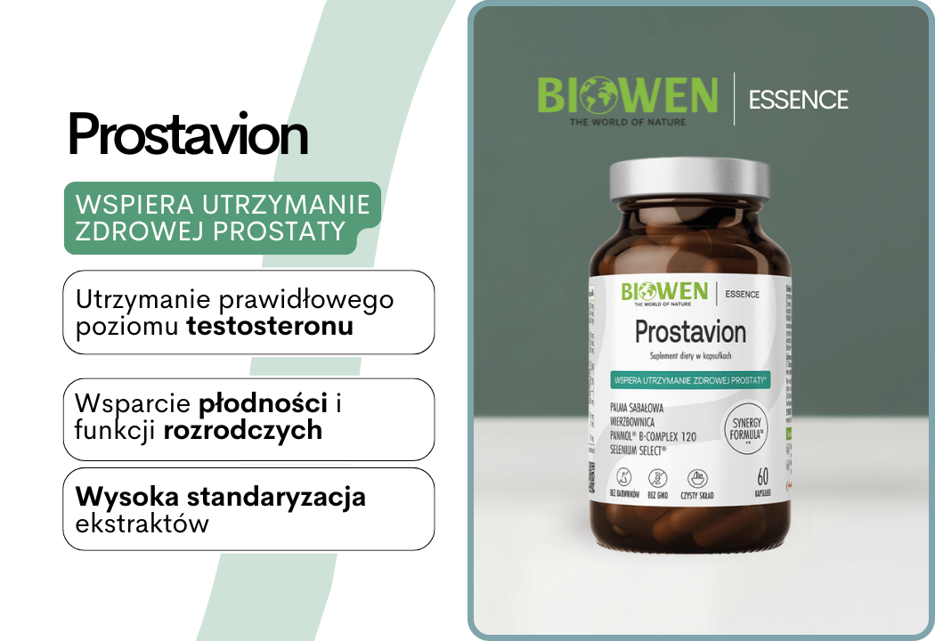 Prostavion Palma Sabałowa Wierzbownica Pokrzywa (60 kaps) Biowen
