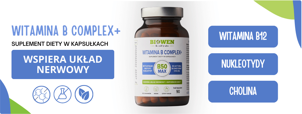 Witamina B50 MAX Complex+ Biowen