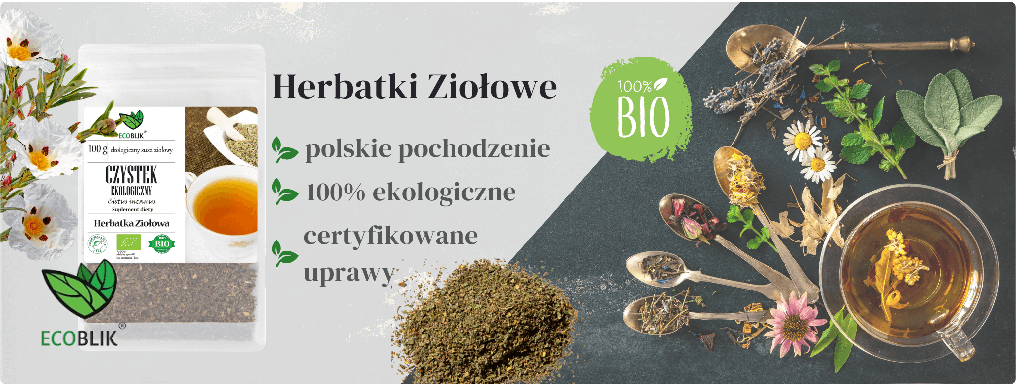 czystek 100g Herbatka ziołowa EcoBlik