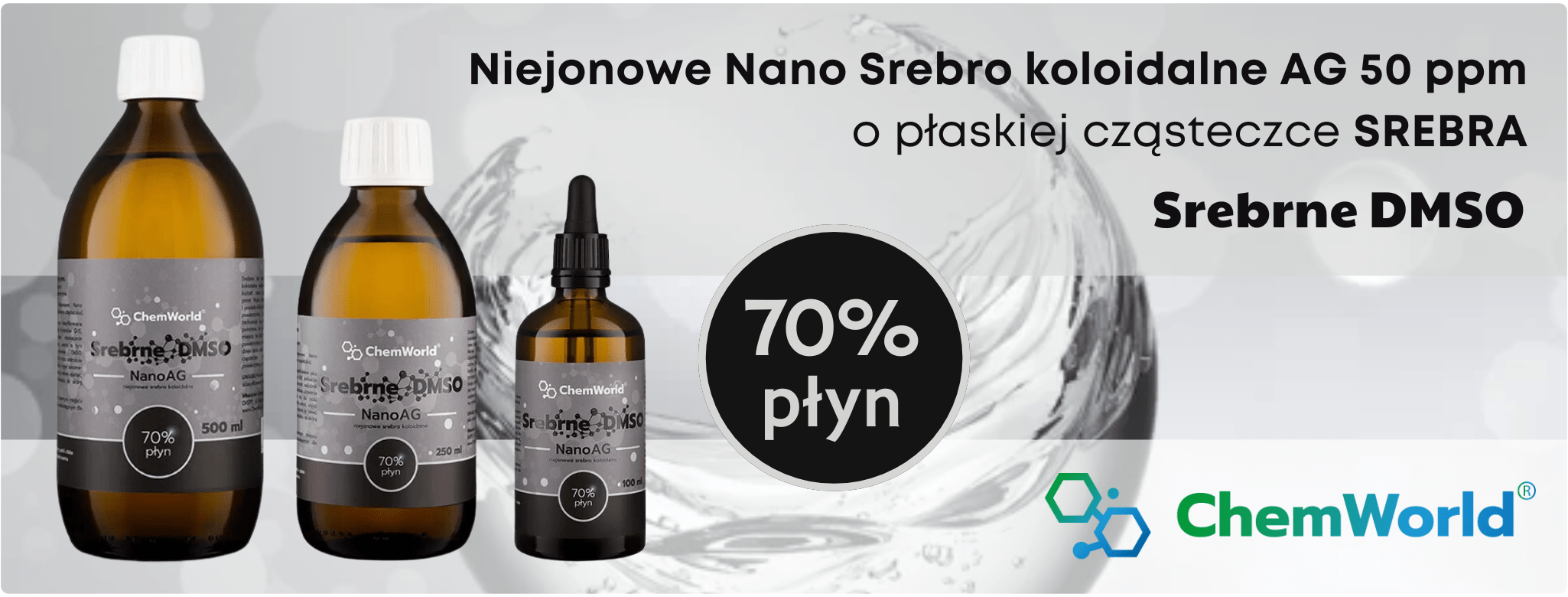 DMSO z niejonowym Nano Srebrem