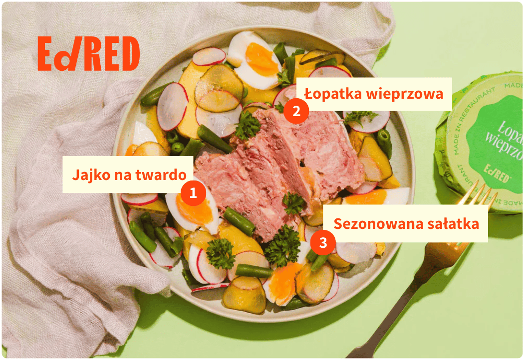 Łopatka Wieprzowa - Konserwa Mięsna Puszka 300 g Ed Red