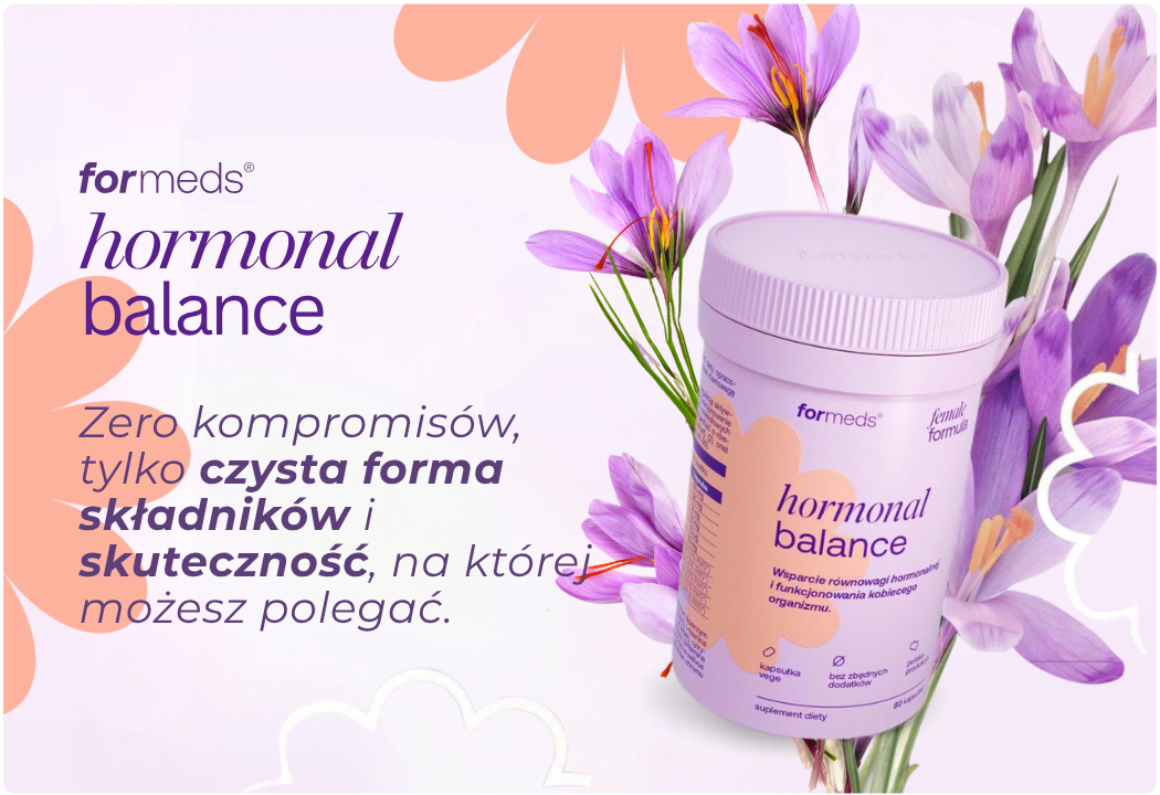 Hormonal Balance Równowaga Hormonalna NAC Koenzym Q10 Witamina B6 Female Formula (60 kaps) Formeds