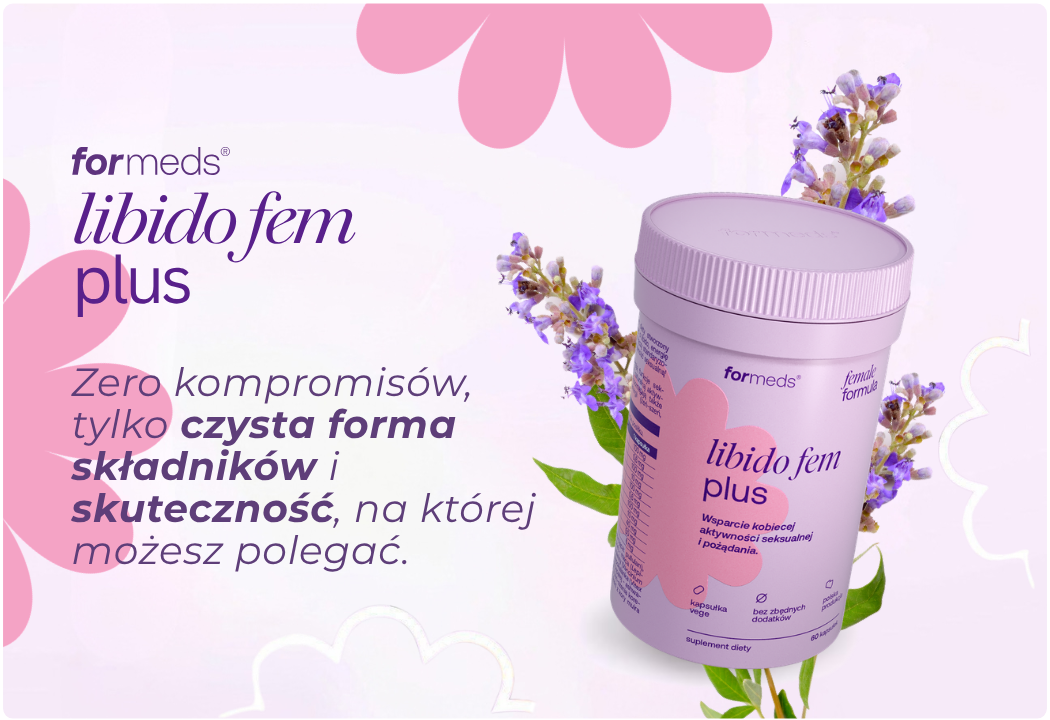 Libido Fem Plus Wsparcie Aktywności Seksualnej Female Formula (60 kaps) Formeds