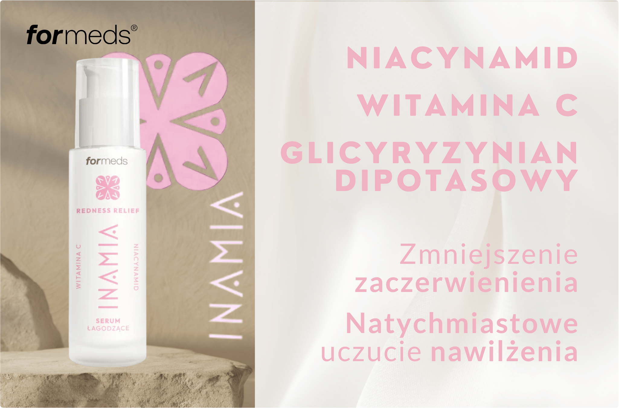 INAMIA Redness Relief Serum Łagodzące ForMeds